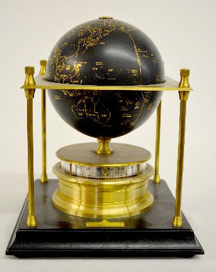 Royal Geographical Society World Clock — Antique Clocks Price Guide