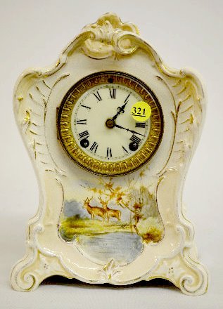 Royal Bonn "La Bonita" China Clock — Antique Clocks Price Guide