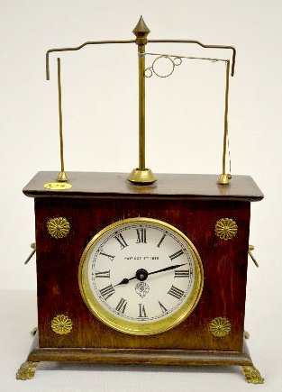Jerome &amp; Co. Flying Pendulum Clock — Antique Clocks Price Guide