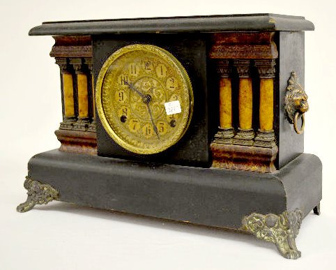 Sessions "Aurora" Black Mantel Clock — Antique Clocks Price Guide