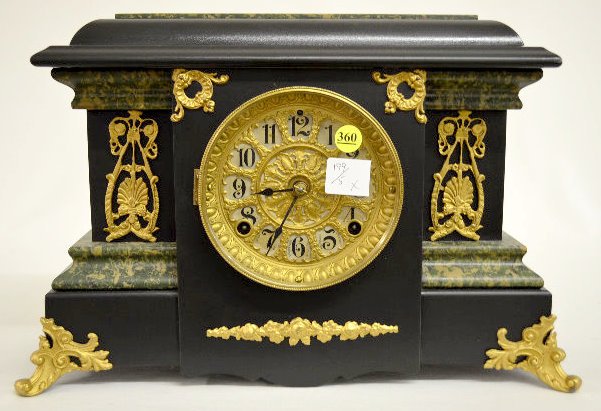 Seth Thomas Mantel With Chariot &amp; Horses — Antique Clocks Price Guide