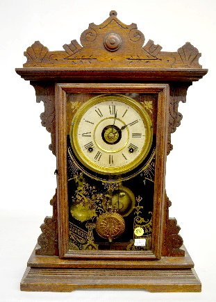 Seth Thomas Oak Kitchen Clock — Antique Clocks Price Guide