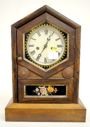 Jerome &amp; Co. Cottage Shelf Clock — Antique Clocks Price Guide