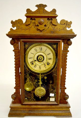 Seth Thomas "New York" Walnut Kitchen Clock — Antique Clocks Price Guide
