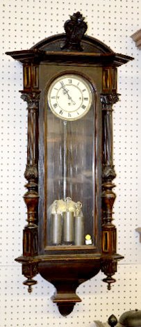 German Carved 3 Weight Vienna Regulator — Antique Clocks Price Guide
