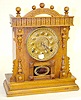 Gilbert Oak "Favorite F" Cabinet Clock
