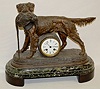 Machenaud, Paris Clock, Dog w/Pheasant
