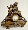 Seth Thomas & Sons Mantel Clock, Jesus and Mary