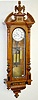 Carved 3 Weight Vienna Wall Clock