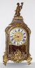 Early Figural French Boulle Style Shelf Clock