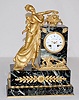 A.D. Mougin Ormolu and Marble Clock, "La Bontemps"