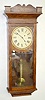 New Haven 1 Weight Mahogany Wall Clock