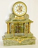 Marti 1900 Green Onyx Mantel Clock