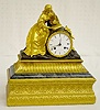 "Barbot - Paris" Mantel Clock with Lady