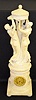French 3 Graces Alabaster Clock, 3 Sections