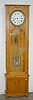 French Pin Wheel Oak Jeweler's Regulator Clock