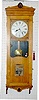 A. Lambert Oak French Hanging Time Clock
