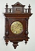 Carved German T&S Wall Clock