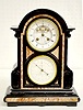 French Multi Purpose Slate Mantel Clock