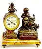 French Cherub and Birds Shelf Clock