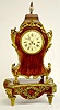 Marti Mahogany Mantel Clock and Base