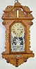 Oak Waterbury Hanging Kitchen Clock