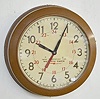 Naval Observatory Time Round Wall Clock