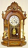 New Haven "Occidental" Mirror Side Mantel Clock