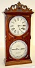 Ithaca Walnut No. 10 Farmers Calendar Clock