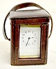 French Carriage Clock in Travel Case