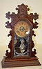 Ansonia Black Walnut "Berkeley" Kitchen Clock