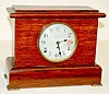 Seth Thomas "Belmont" Red Adamantine Mantel Clock