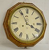 New Haven Hexagon Lever Clock, 14"