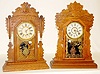 2 Oak Kitchen Clocks EN Welch and Attleboro