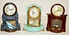 3 Mastercrafters & United Lighted Motion Clocks