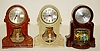 3 Electric Mastercrafters Swinging Clocks