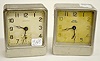 2 Ansonia "Square Clox" Alarm Clocks