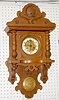 Carved German Free Swinger Wall Clock