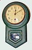 Waterbury Miniature School House Drop Clock