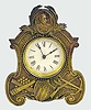 Waterbury "Admiral Dewey" Metal Shelf Clock