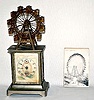 French 1900 Expo Clock, Ferris Wheel