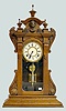 EN Welch Walnut Parlor Clock