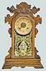 Ansonia "Dayton" Oak Kitchen Clock