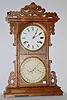 Welch "Arditi" Double Dial Calendar Clock
