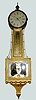 Weight Driven Banjo Clock w/Battleship Scene