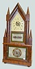 Birge & Fuller Wagon Spring Double Steeple Clock