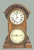 Seth Thomas Walnut Parlor Calendar No. 4 Clock