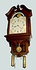 Seth Thomas Mahogany "Lunar" Wall Clock