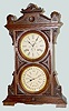 Welch Walnut "Audran B.W." Calendar Clock