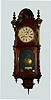 Welch Walnut "No. 5 Kellogg" Regulator Clock